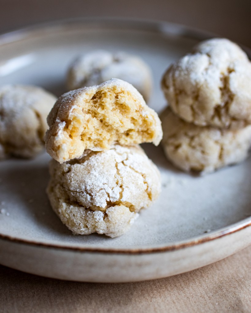 Vegán citromos olasz teasütemény