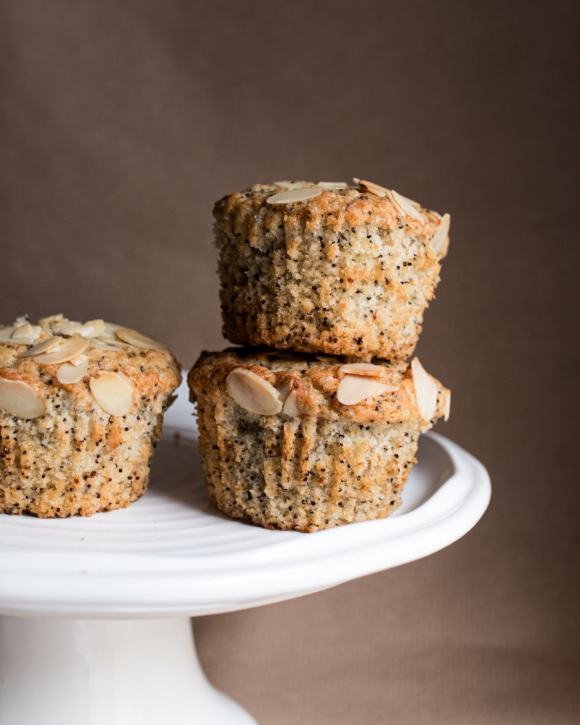 Vegán mákos-citromos muffin mandulával