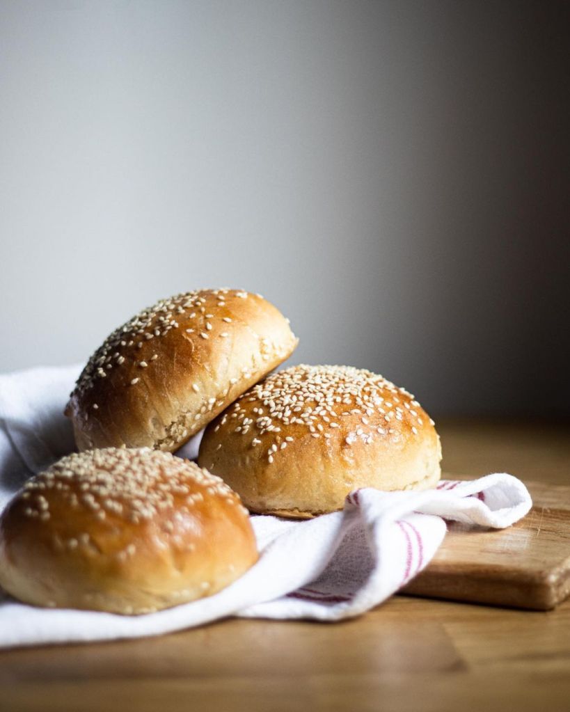 vegán hamburgerzsemle