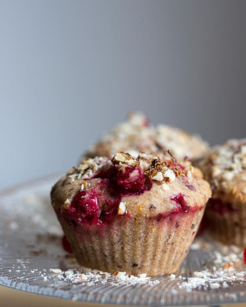 Vegán ribizlis-citromos muffin