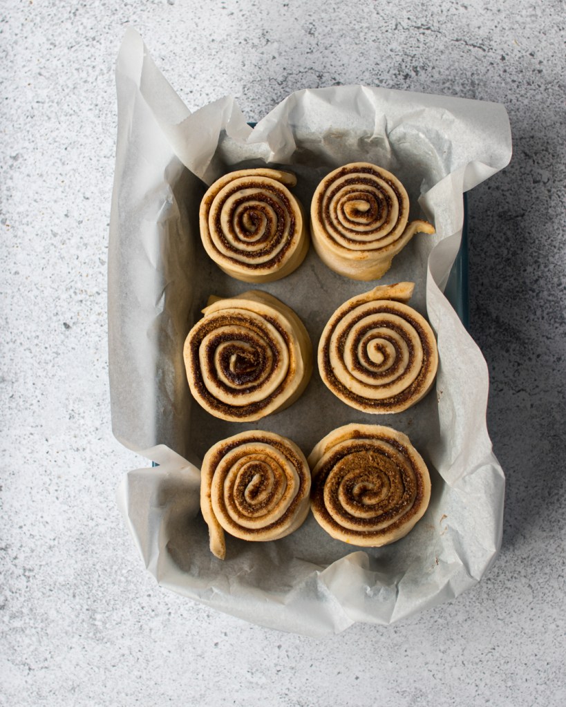 Vegán fahéjas csiga.